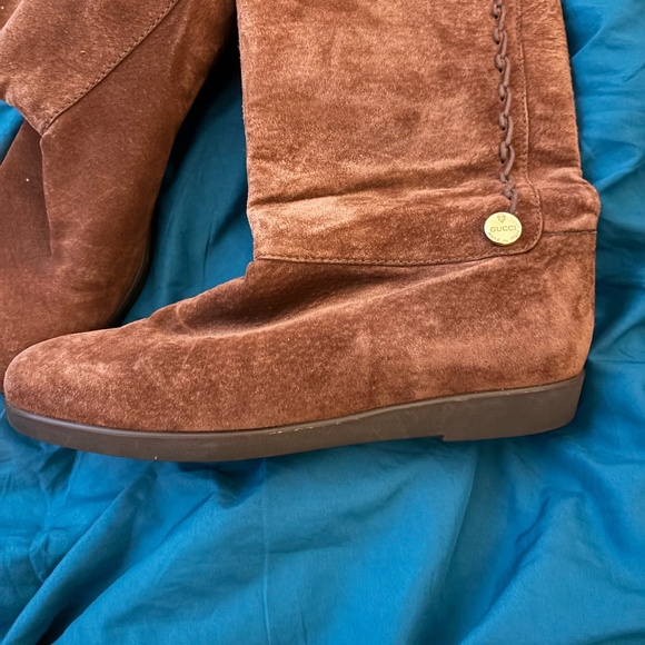 Authentic Gucci Brown Boots Used - Picture 2 of 13
